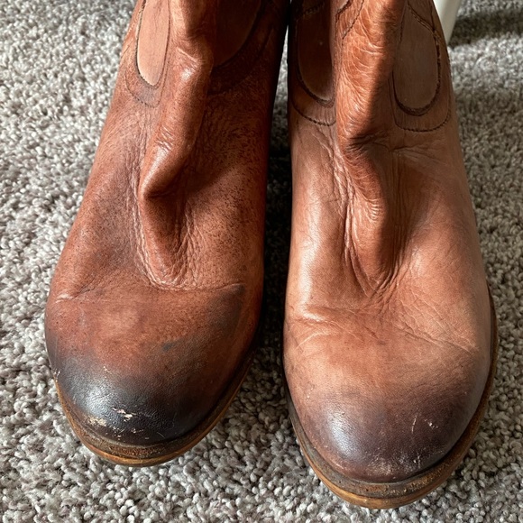 SAM EDELMAN leather cowboy boots - Picture 5 of 5